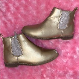 Gap kids gold boots size 12